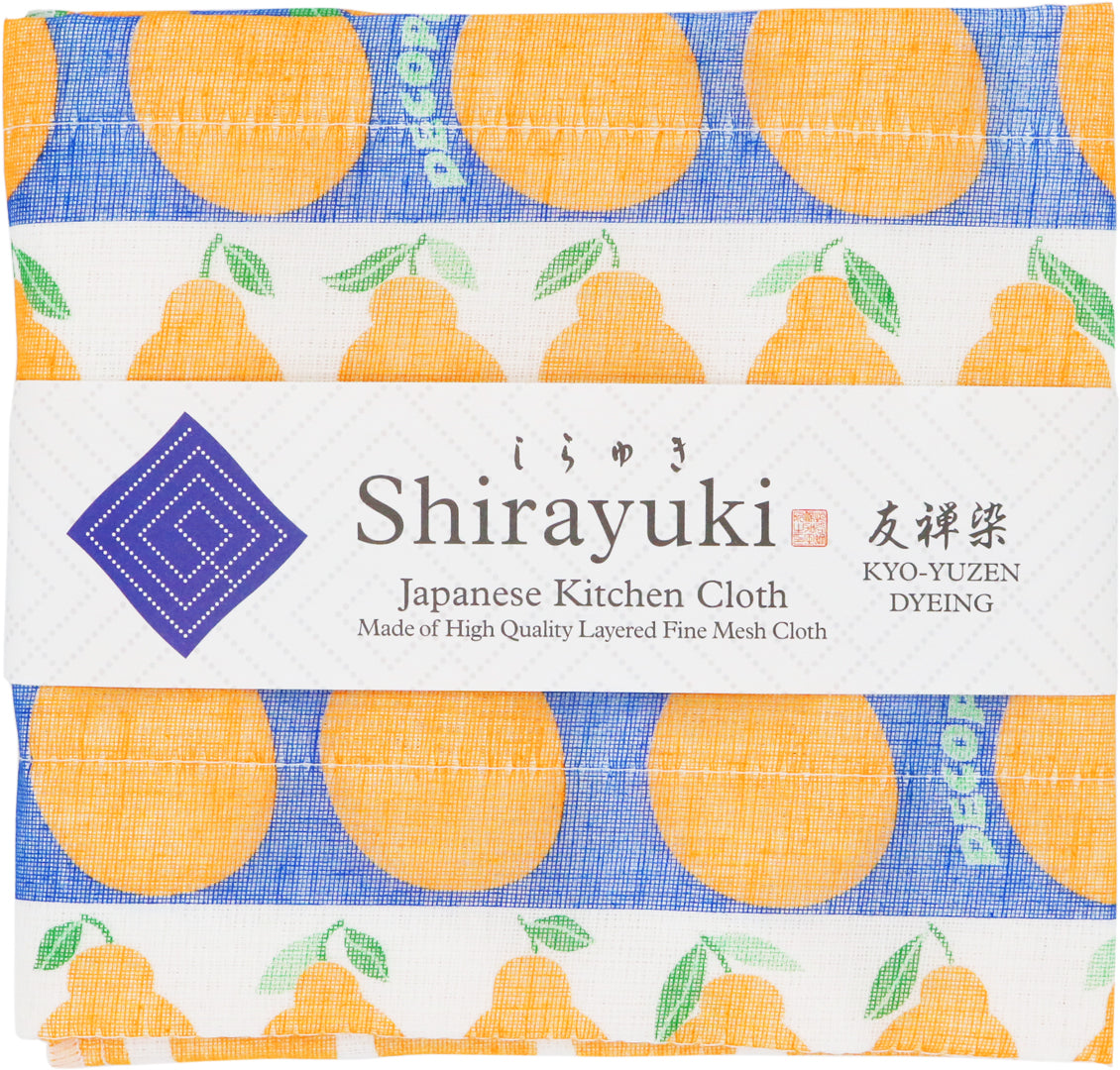 Shirayuki Japanese Fine Mesh Kitchen Cloth - Dekopon Fruit