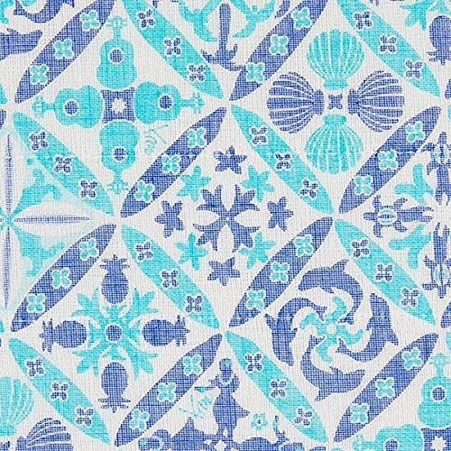 Shirayuki Japanese Fine Mesh Kitchen Cloth - Ocean Blue Hawaiian