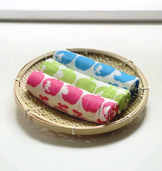 Shirayuki Japanese Fine Mesh Kitchen Cloth - Green, Snow White