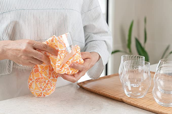 Shirayuki Japanese Fine Mesh Kitchen Cloth - Mango Hawaiian