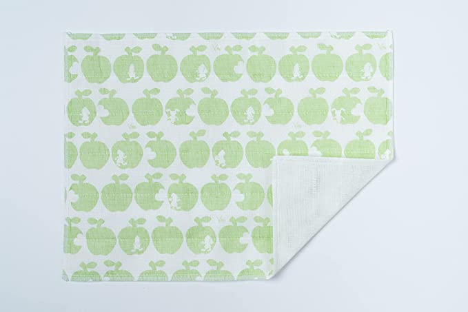 Shirayuki Japanese Fine Mesh Kitchen Cloth - Green, Snow White