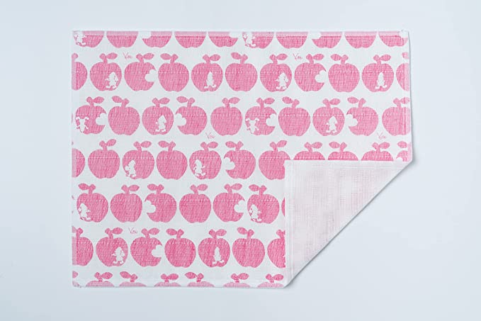Shirayuki Japanese Fine Mesh Kitchen Cloth - Red, Snow White